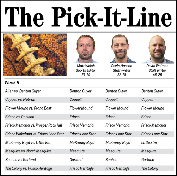 Pick It Line Week 8